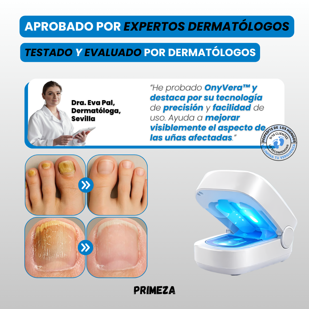 OnyVera™ – Elimina los hongos de raíz y recupera tus uñas desde el primer día